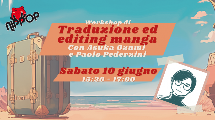 Workshop di traduzione ed editing manga con Asuka Ozumi e Paolo Pederzini