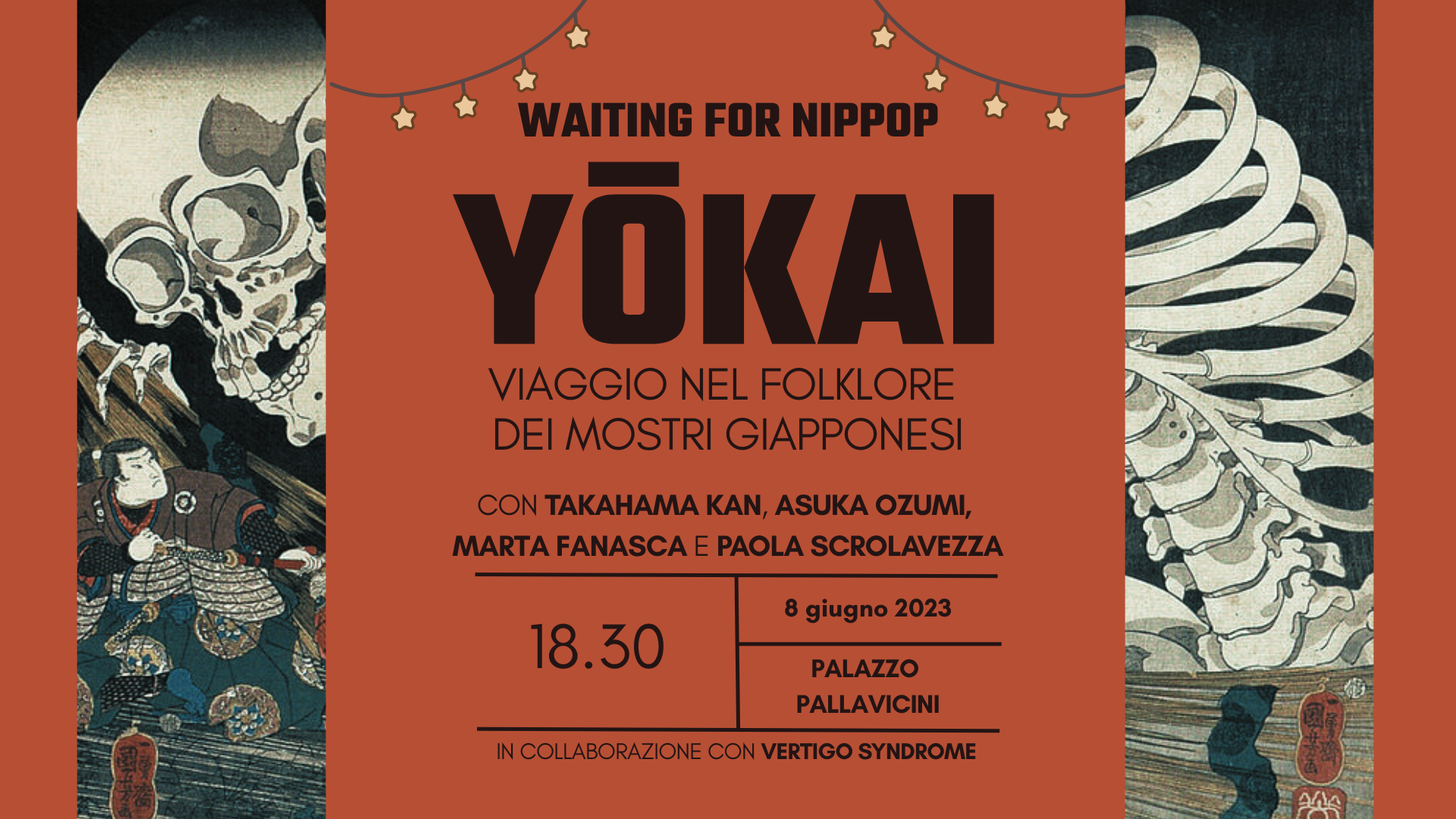 Waiting for NipPop 2023 – Yōkai. Viaggio nel folklore dei mostri giapponesi con Takahama Kan